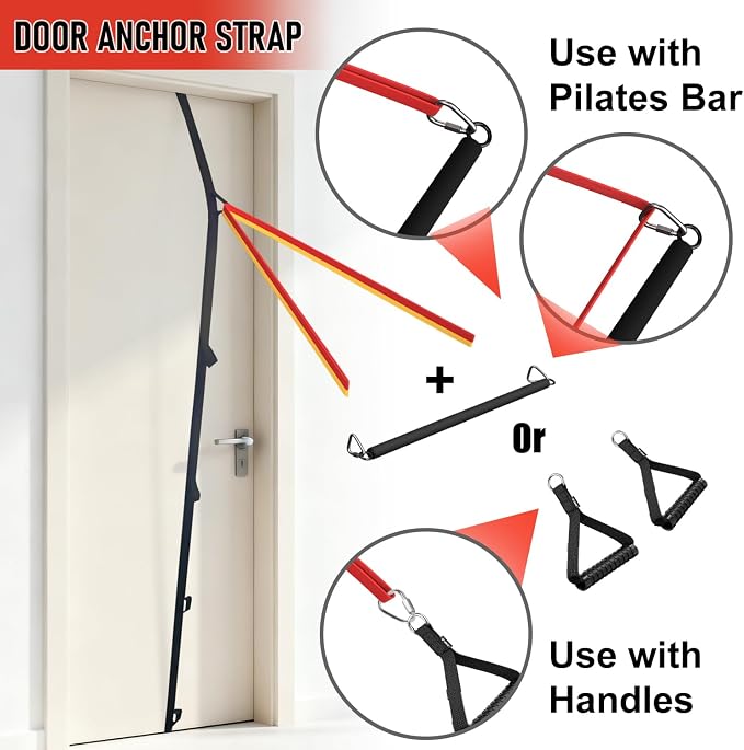 VEICK Pull Up Assist Resistance Bands for Home Gym | 100% Natural Latex, Non Slip Leather Texture, Space Saving, Versatile for Full Body Training, Home Gym
