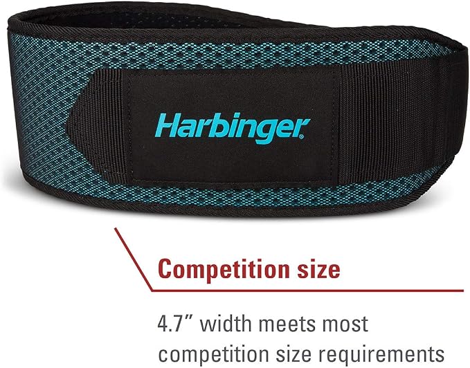 Harbinger Weightlifting Belt - Red, 4.5 Inch, Small