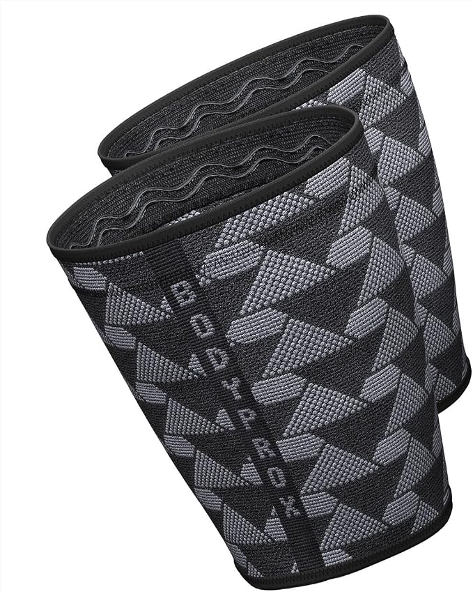 BODYPROX Thigh Compression Sleeve(1 Pair), Hamstring Compression Sleeve for Men and Women