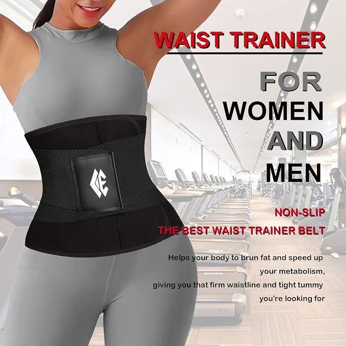 ChongErfei Waist Trainer Belt for Women & Man - Waist Trimmer Ab Belt | Tummy Control Body Shaper