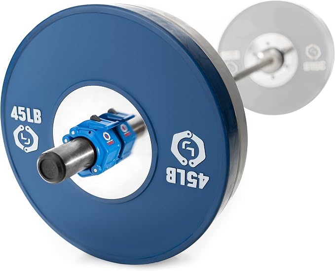 Lock-Jaw PRO 2 Barbell Collars Olympic Barbell Clamps 2 Pcs – Heavy Duty Bar Clamps for 2” & 50mm Olympic Bars – Secure Weight Bar Clamps for Strength Training & Home Gym Accessories – Quick Release