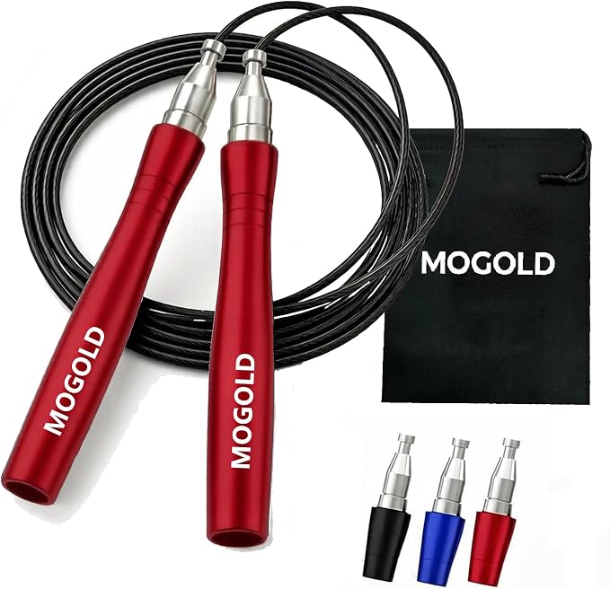 Speed Ropes Jump Rope For Men/Women-Tangle-Free-Self-Locking Screw-Free Design