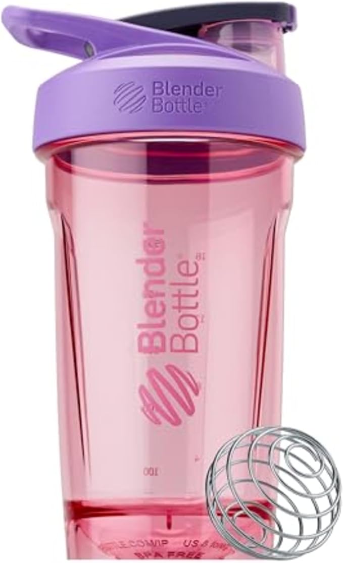 BlenderBottle Sport Flip Tritan Shaker Bottle 24 oz Purple