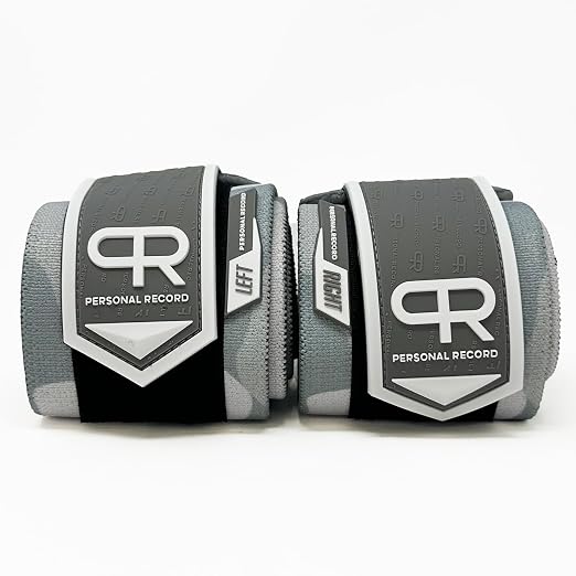 Elbow Wraps for Weightlifting - Heavy Duty Construction, 25% More Elasticity, Reinforced Stitching, Extra Wide Fastener, Easy to Adjust, (Snow Camo)
