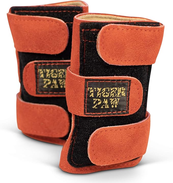 Tiger Paw Authentic Gymnastics Wrist Supports (Sold in Pairs) - Original Competition-Grade Gymnastics Wrist Guards, Wrist Support Braces, Adjustable, Made in USA Hand Wraps