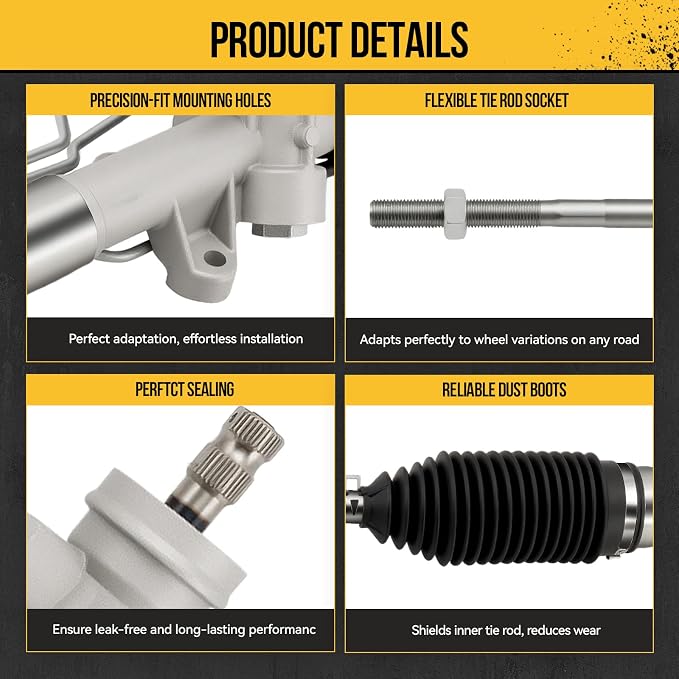 KAC Hydraulic power Steering Rack and Pinion for LeBaron 94 3.0L/90 94 2.5L/89-90 2.2T, TC Maserati 89-91, Daytona 89-90, Spirit 89-90, Acclaim 89-90 2.5L/89-90 2.5T 3.0L, Lancer 1989# 22320