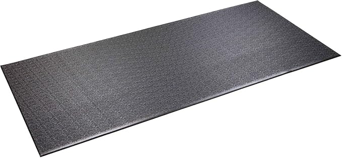 SuperMats Heavy Duty Equipment Mat 11GS Made in U.S.A. for Large Treadmills Ellipticals Rowers Rowing Machines Recumbent Bikes and Exercise Equipment (3-Feet x 6.5-Feet) (36 in x 78 in) (91.44 cm x 198.12 cm) , Black | 36" × 78" – Fits large treadmills...