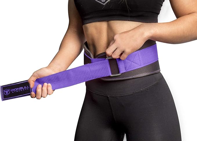 Women Weight Lifting Belt - High Performance Neoprene Back Support - Light Weight & Heavy Duty Core Support For WeightLifting and Fitness