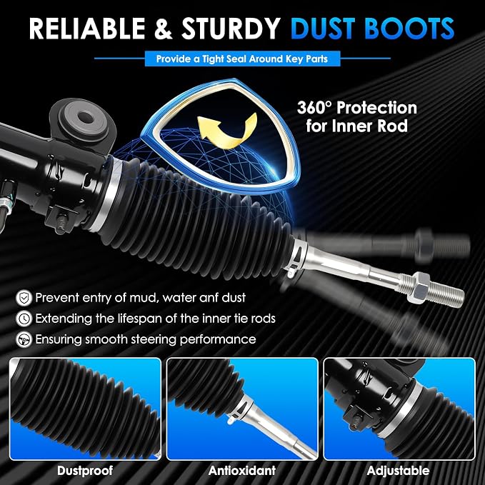 26-2617 Hydraulic Power Steering Rack and Pinion Fit for Toyota Highlander 2001-2007, for Lexus RX330 RX350 Automotive Replacement Rack & Pinion Assembly 4420048091 4550349125 4420048180