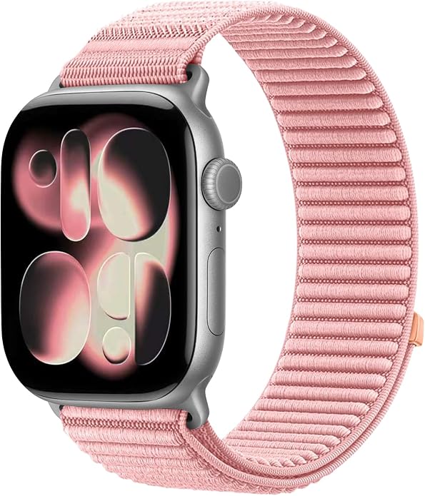 Nylon Loop Sport Band Compatible with Apple Watch Ultra 3 2 Band 49mm 46mm 45mm 44mm 42mm 41mm 40mm 38mm Women Men, Stretchy Strap Elastic Fabric Wristband for iWatch Series 11 10 SE 9 8 7 6 5 4 3 2 1