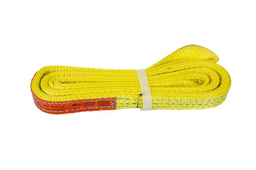 Kennedy Wire Rope & Sling Company 1inches x 5' 2-Ply Twist Eye Polyester Lifting Sling (Various Sizes in Listing) Made in The USA