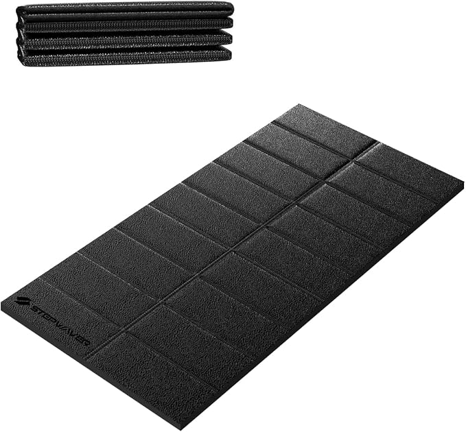 Stepwaver Walking Pad Mat, 71"x32", Treadmill Mat for Hardwood Floors | High Density, 1/4 Thickness, Foldable, Floor Protection for Bike, Elliptical, Treadmill, Walking Pad