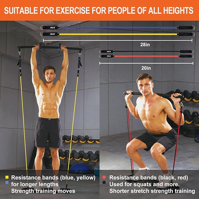 HOTWAVE Push Up Board, Portable PushUp Board, Foldable 20 in 1 Push Up Bar | Multifunctional Pushup Handles for Floor, Professional Strength Training Equipment For Men and Women at Home Gym