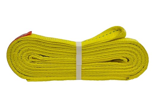 Kennedy Wire Rope & Sling Co. 1" x 12' 2-Ply Twist Eye Polyester Lifting Sling (Various Sizes in Listing) Made in The USA