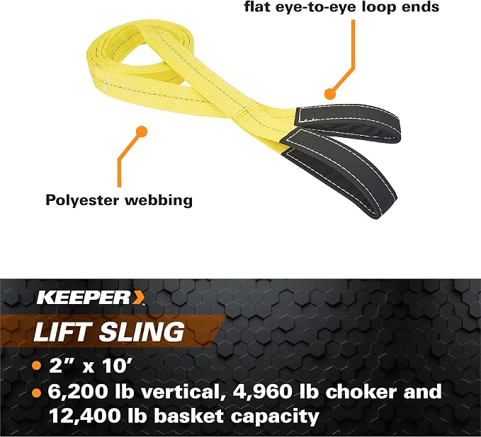 Keeper (02626 10' x 2" Lift Sling