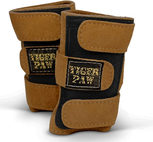 Tiger Paw Authentic Gymnastics Wrist Supports (Sold in Pairs) - Original Competition-Grade Gymnastics Wrist Guards, Wrist Support Braces, Adjustable, Made in USA Hand Wraps