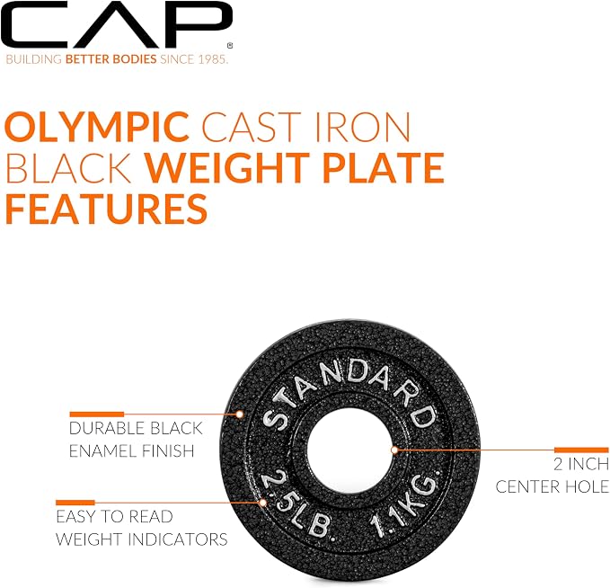 CAP Barbell 2-Inch Olympic Weight Plate | Multiple Options