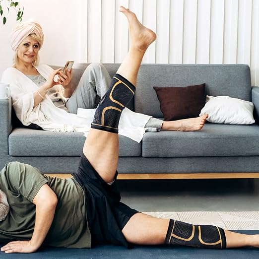 Copper Knee Braces for Men and Women (2 pack) -Knee Supports Copper Compression Knee Sleeve for Knee Pain, Arthritis, Sports and Recovery Support (Small)