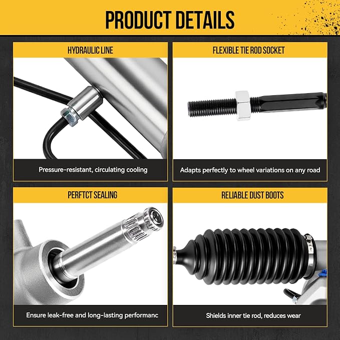 KAC Power Steering Rack and Pinion Replacement for Subaru Outback 2000-2004, Baja 2003 All Models, Baja 2004-2006 2.5L, Hydraulic Rack and Pinion Assembly Replace 26-2401