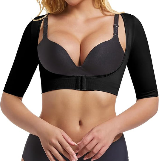 ONEW Upper Arm Shaper Compression Sleeves For Women Post Surgery Slimming Posture Corrector Tops Shapewear