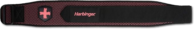 Harbinger Weightlifting Belt - Red, 4.5 Inch, Small