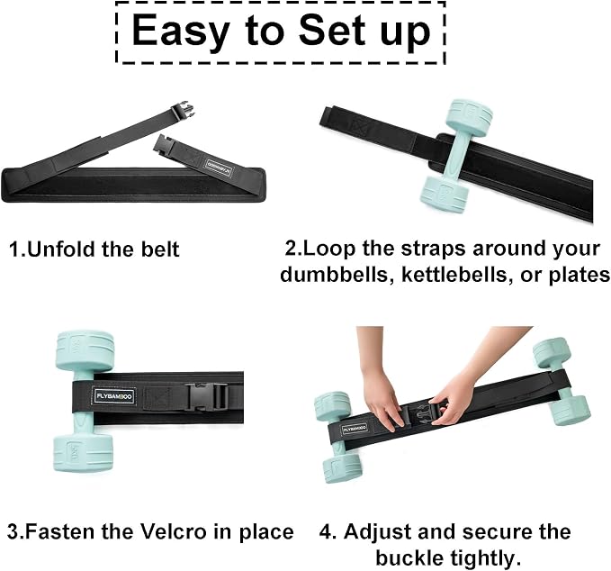 Hip Thrust Belt for Dumbbells,Booty Belt for Hip Thrust Slip-Resistant Padding