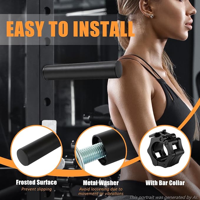 CAELUM Weight Plate Holder Rack, Fits 2"x2", 2"x3", 3"x3" Power Cages | For 2" Olympic Plate Storage, 1" 5/8" Hole, Heavy Duty, Solid Steel, Save Space, Power Rack Attachment, Supports 275 lb
