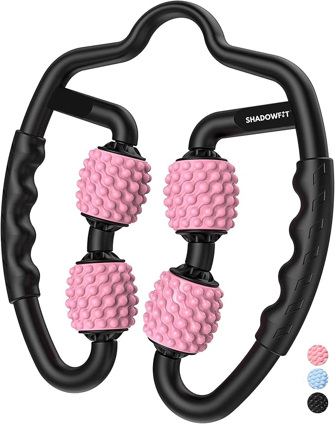 Shadowfit Muscle Massager Roller, Trigger Point Foam Roller for Calves, Legs, Arms, Shin Splints, Massage Tool to Relieve Soreness, Stiffness, and Tight Muscles, Cellulite Deep Tissue Massaging