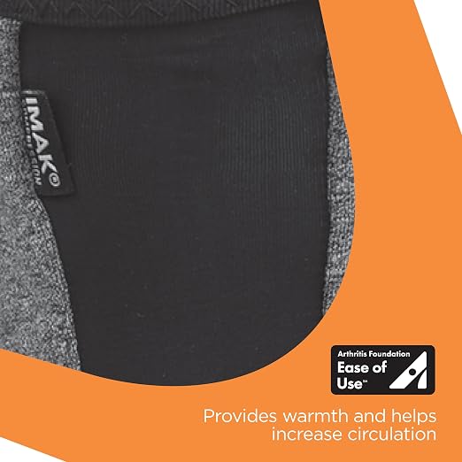 IMAK Brownmed Compression Arthritis Knee Sleeve - Knee Support Brace for Joint Pain, Circulation & Swelling Relief - X-Large
