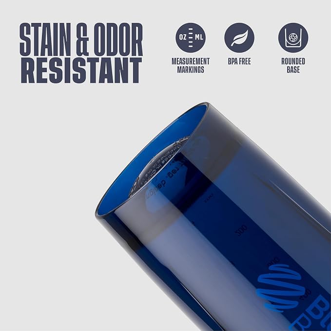 BlenderBottle Sport Flip Tritan Shaker Bottle 28 oz Blue