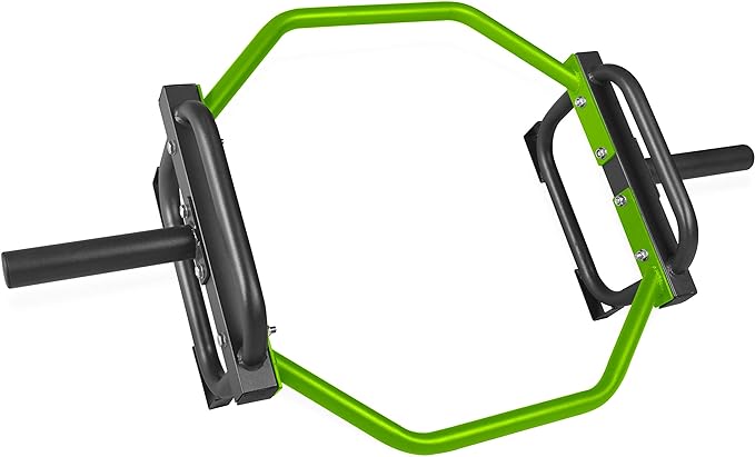 CAP Olympic Trap & Shrug Bar with Elevated Grip, 500-Lb Capacity