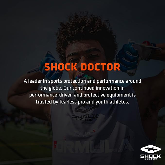 Shock Doctor Elbow Compression Sleeve with Extended Coverage (Black)