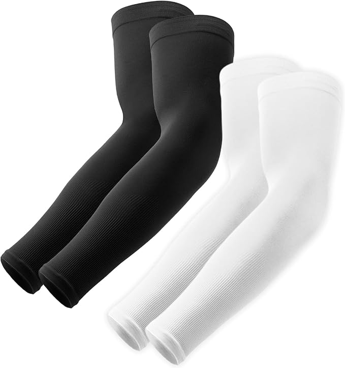 OutdoorEssentials UV Sun Sleeves for Men & Women, Cooling Arm Sleeves UPF 50+ | Golf, Tattoo Cover Up, Sun Protection