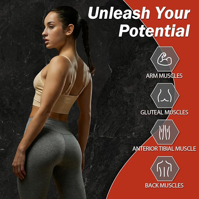 Resistance Bands for Working Out, 5 Levels Resistance Exercise Bands with Woven Bag, Bands for Working Out Women Men, Yoga, Pilates, Rehabilitation Training