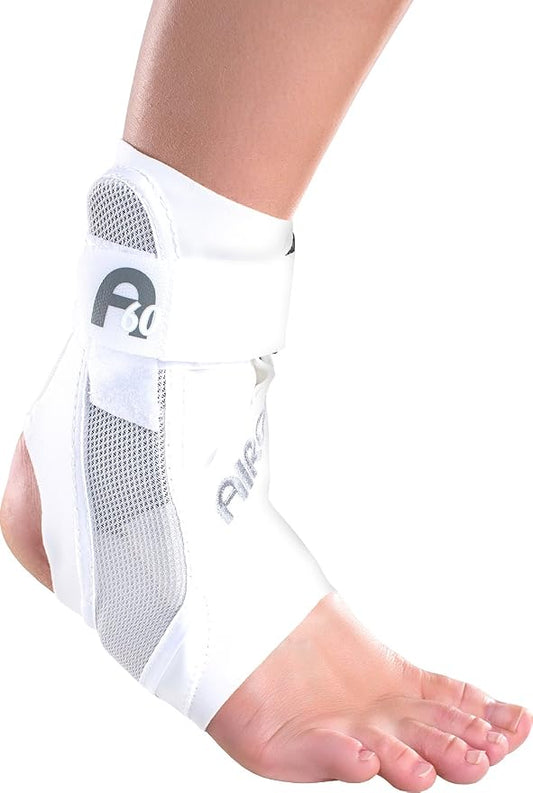 Aircast A60 Ankle Support Brace, Right Foot, White, Medium