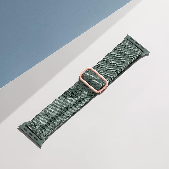 Adorve Stretchy Band Compatible with Apple Watch Bands Ultra 3/2/1 49mm 46mm 45mm 44mm 42mm 41mm 40mm 38mm Men Women, Soft Nylon Elastic Braided Strap Fits for iWatch Series 11/10/9/8/7/6/5/4/3/SE3-1