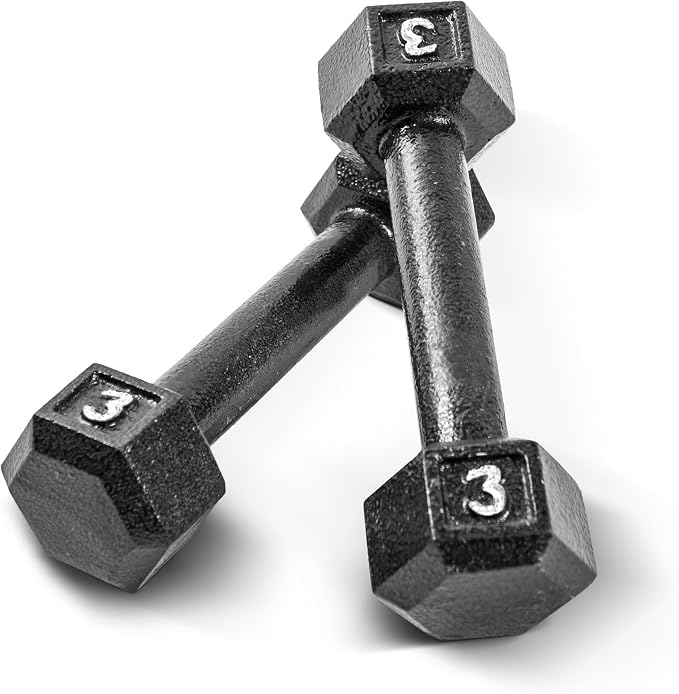 CAP Barbell Cast Iron Hex Dumbbell | Multiple Options