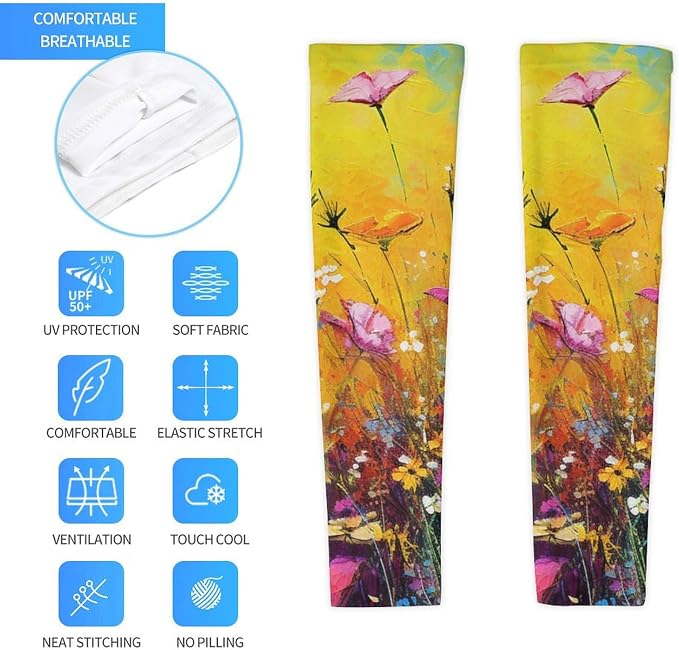 Marble Sports Compression Arm Sleeves for Men & Women - Youth Arm Sleeve Baseball Volleyball Sleeves & Basketball Sleeve