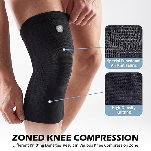 GOOGAH Knee Compression braces 1-Pack - Pain Relief Support for Arthritis, ACL & Meniscus Tears | Breathable Nylon Knee Sleeves for Men & Women | Sizes XXS-2XL