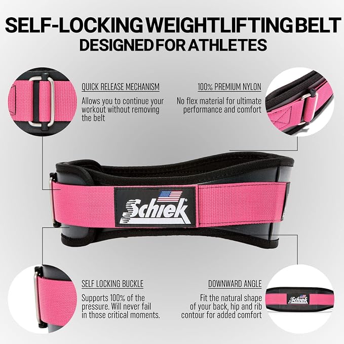 Schiek Sports Model 3004 Power Lifting Belt - Black
