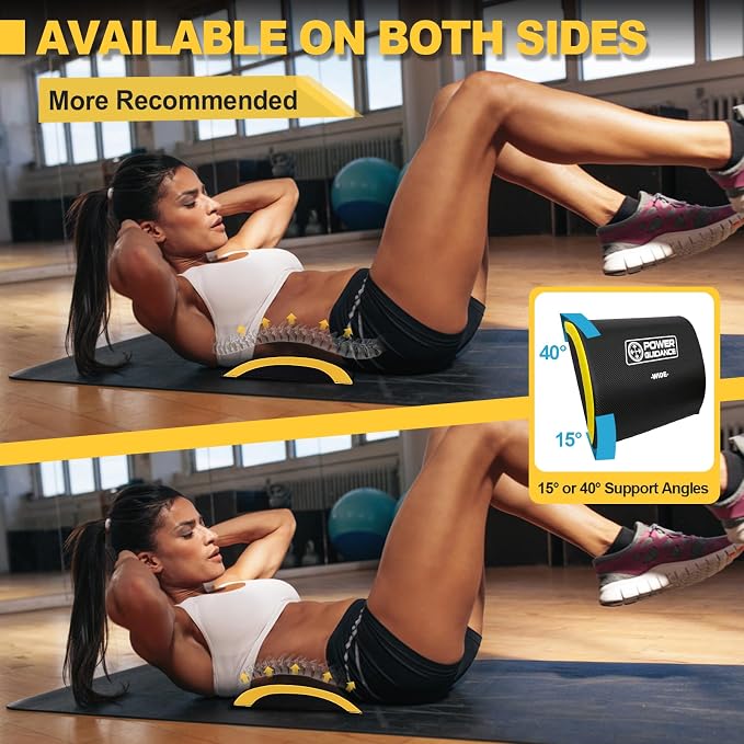 POWER GUIDANCE Ab Exercise Mat - Sit Up Pad - Abdominal & Core Trainer Mat for Full Range of Motion Ab Workouts