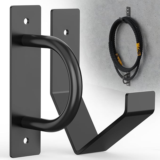 Battle Rope Wall Mount Kit, Black