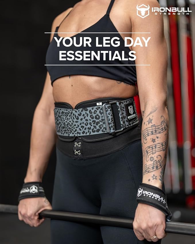 Weight Lifting Belt for Men and Women - Great for Squats, Deadlift, Lunge, Exercises and Training - Best for Olympic, Cross-Training and Bodybuilding Workout