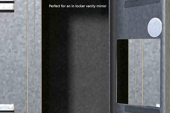 Marketing Holders 3 Pack Acrylic Mirror Sheet 5" x 7" Reflective Frameless Lucite Tile Lightweight Portable Display with Rounded Corners for Makeup Bags Hair Salons and Traveling