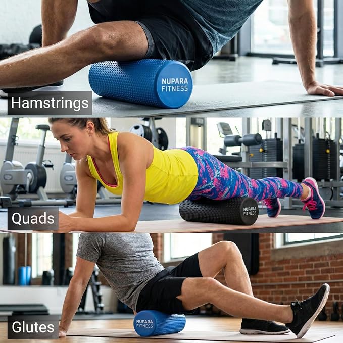 Foam Roller for Exercise, Running, Cycling, Sports, Yoga | Foam Roller for Physical Therapy, Foam Roller for Back, Recovery for Sports, Foam Roller for Legs, Muscle Relief