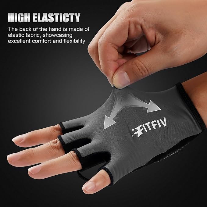 Cycling Gloves for Men Women, Half-Finger for Bike, Gym, Weight Lifting, Workout, Riding, Outdoor Sports