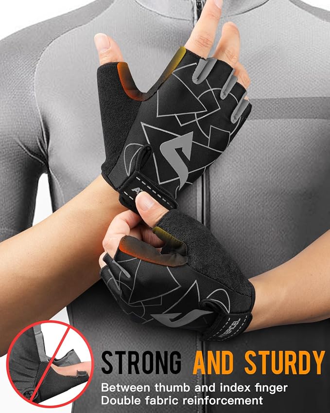 ATERCEL Cycling Gloves, Bike Gloves for Men Women, Bicycle Glove for Cycling, Workout, Gym, Training, Weight Lifting Outdoor, Mountain Bike, and Riding