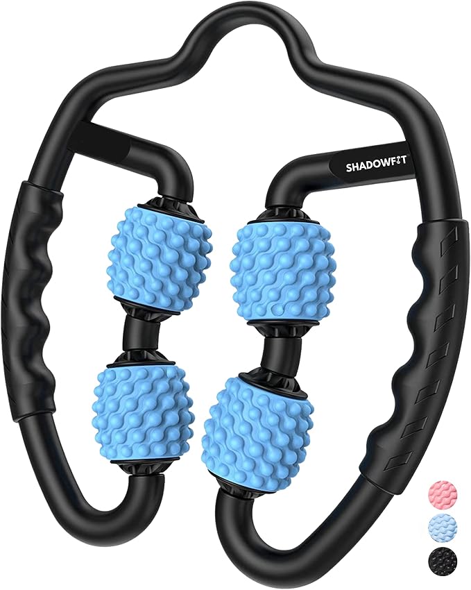 Shadowfit Muscle Massager Roller, Trigger Point Foam Roller for Calves, Legs, Arms, Shin Splints, Massage Tool to Relieve Soreness, Stiffness, and Tight Muscles, Cellulite Deep Tissue Massaging