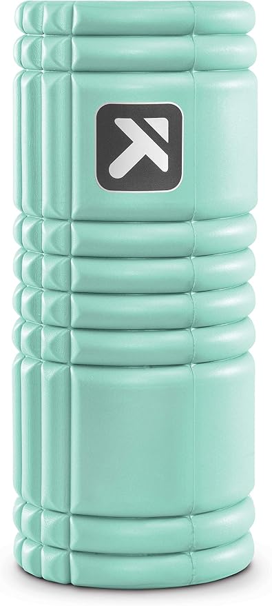 TRIGGERPOINT Performance Therapy Grid Foam Roller for Exercise, Deep Tissue Massage and Muscle Recovery, Original (13-Inch), Mint