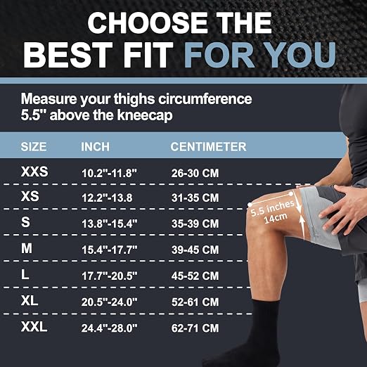 GOOGAH Knee Brace for Women Men - Knee Compression Sleeve for Knee Pain Relief, Arthritis, Meniscus Tear, ACL & MCL Support (2 Pack)